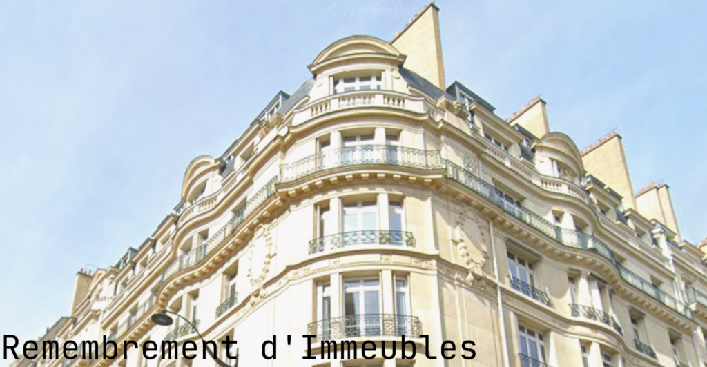 Remebrement immeubles